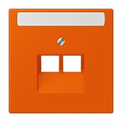 Virsma IAE/UAE-datu rozetei 2 x 8-polig, marķējams, termoplasts lakots, Serie LS, orange vif