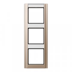 Rāmītis 3-vietīgs, marķējams, vertikāla montāža, A 500, šampanieša krāsā