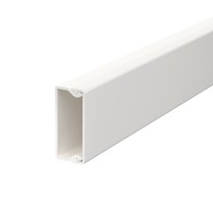 Kabeļu kanāls ar perforēto pamatni 15x40x2000, PVC, dzidri balts, 9010