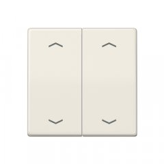 Taustiņs 2-viet, ar virzienrādītāju, duroplasts, Serie AS, ziloņkaula