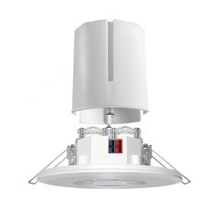 360° recessed-ceiling-mounted presence detector, flush-mounted, range approx. Ø 8 m, KNX bus