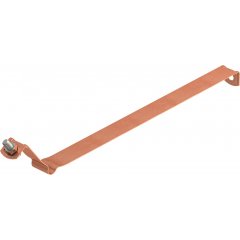 Klemme stipr. pie notekas ar gropi 120mm, Cu 301 S-CU-120