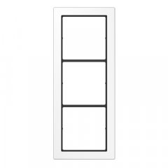 Rāmītis 3-vietīgs, FLAT DESIGN, balts