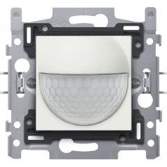 Kustības sensors, 230 V, 8 m, 180°, wall detector, for flush-mounting box, balts