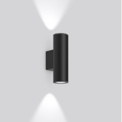 Gaismeklis CYL, 6,2 W, 360 lm, 830, anthracite, on/off Wall luminaires, L 100 B 154 H 311, Transparent glass