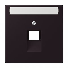 Virsma IAE/UAE-datu rozetei 1 x 8-polig, marķējams, termoplasts lakots, Serie LS, noir d'ivoire