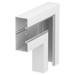 Plakanais stūris 70x170mm, PVC, dzidri balts, 9010