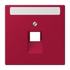 Virsma IAE/UAE-datu rozetei 1 x 8-polig, marķējams, termoplasts lakots, Serie LS, rouge carmin