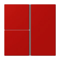 Taustiņs 3-viet, F40, Serie LS, rouge vermillon 31