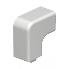 Plakana stūra vāks 20x20mm, PVC, gaiši pelēks, 7035