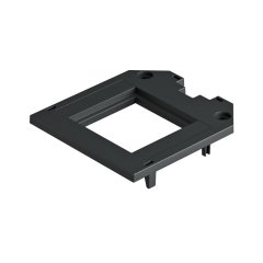 Adapterplate priekš UT3, 1 Modul45 82,5x76x4, PA, grafīta melns, 9011 UT3 P1