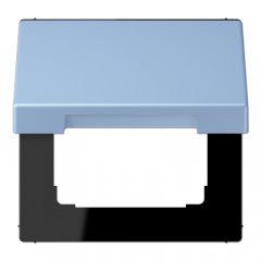 Rozetes vāks ar atsperi, termoplasts krāsots, Serie LS, outremer moyen