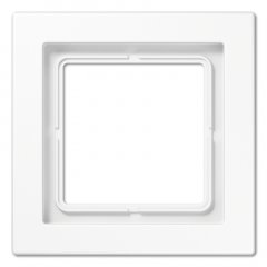 Rāmītis 1-vietīgs, vertikālā un horizontālā montāža, termoplasts, LS-DESIGN, balts