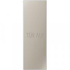 Taustiņs (70 x 212,4 mm), teksts Tür auf, senkrecht, Serie LS, krāsa nerūsējošais tērauds