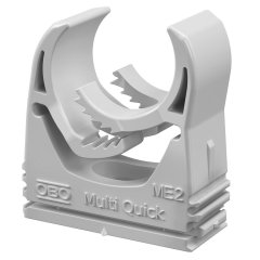 Multi-Quick klipsis turētajs 20-25mm, PA, gaiši pelēks, 7035