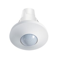 DALI-2-certified ceiling-mounted presence detector with integrated DALI-2 control unit and power supply (250 mA)