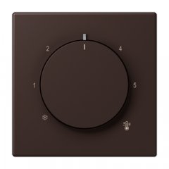 Centrālplate termostatam, termoplasts lakots, Serie LS, terre d’ombre brûlée 59