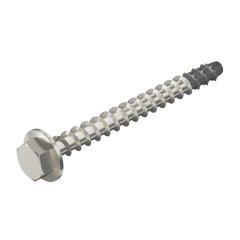 Sešstūra enkurskrūve ar presētu disku 12x120mm, V4A, 1.4401