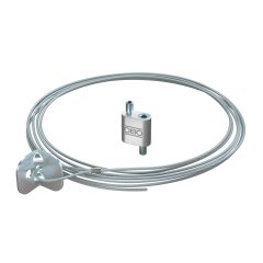 Nesošā trose ar universālo stiprinājumu 2x3000mm, St, G QWT UW 2 3M G