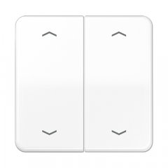 Taustiņš, ar virzienrādītāju KNX slēdzim, duroplasts, Serie CD, balts