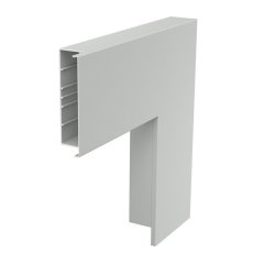 Plakanais stūris 560,5x210x80, PVC, gaiši pelēks, 7035