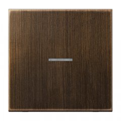 JUNG HOME taustiņš 1-viet, misiņš, Serie LS, misiņš antik