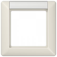 Rāmītis 1-vietīgs, marķējams, vertikālā un horizontālā montāža, duroplasts, AS 500, ziloņkaula