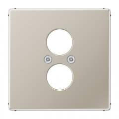 Virsma ar 2 vietām 18,5 mm Ø, Serie LS, krāsa nerūsējošais tērauds