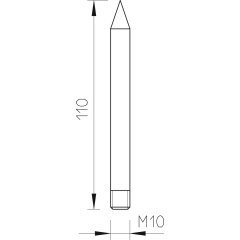 Zibensuztvērēja uzgalis M10, Alu 101 ISP M10