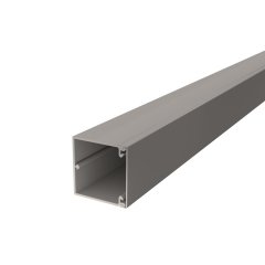 Kabeļu kanāls ar perforēto pamatni 60x60x2000, PVC, akmens pelēks, 7030