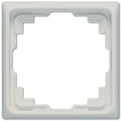 Montāžas rāmis kabeļu kanāliem 1-vietīgs, vertikālā un horizontālā montāža, termoplasts, CD, gaiši pelēks