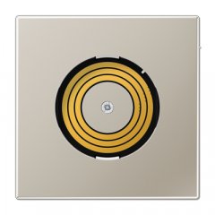 Virsma barošanas blokam Plug & Light, termoplasts lakots, Serie LS, krāsa nerūsējošais tērauds