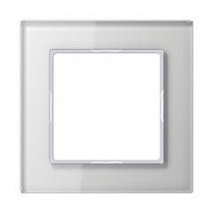 Stikla rāmītis 1-vietīgs, vertikālā un horizontālā montāža, A CREATION, balts