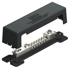 Potenciālu izlidzīnoša kopne lietošanai ārpus tēlpām 50x5mm, V2A, 1.4301, melns 1809 A