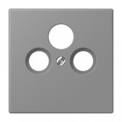 Centrālplate unversālā Sat/BK, termoplasts lakots, Serie LS, gris 31