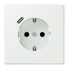 Kontaktligzda SCHUKO 16 A 250 V ~, USB pieslēgvieta 1 x Typ C, ar bērnu drošību, Serie LS, outremer gris