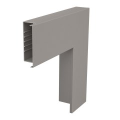 Plakanais stūris 470x170x80, PVC, akmens pelēks, 7030