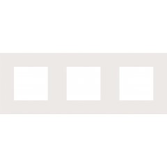 Rāmītis 3-vietīgs, Niko Pure steel white coated