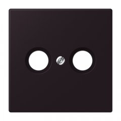 Virsma TV rozetei, termoplasts lakots, Serie LS, noir d'ivoire