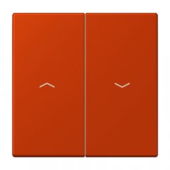 Taustiņs 2-viet žalūziju slēdzim, ar virzienrādītāju, Serie LS, rouge vermillon 59