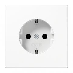 Kontaktligzda SCHUKO, 16 A 250 V ~, ar bērnu drošību, termoplasts, Serie LS, balts