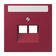 Virsma IAE/UAE-datu rozetei 2 x 8-polig, marķējams, termoplasts lakots, Serie LS, le rubis