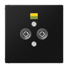 Potenciāla izlīdzināšanas ligzda, duroplast, LS sērija, melns