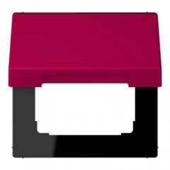 Rozetes vāks ar atsperi, termoplasts krāsots, Serie LS, rouge rubia