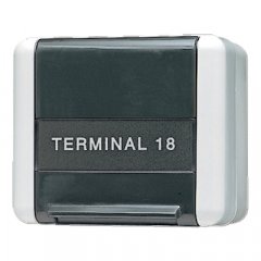 Datu savienojuma korpuss, marķējams, WG 800, pelēks