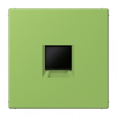 Virsma (ar fiksatoru) modulārai datu rozetei 1-vietīga, UMA-CAT6A, termoplasts lakots, Serie LS, vert 31