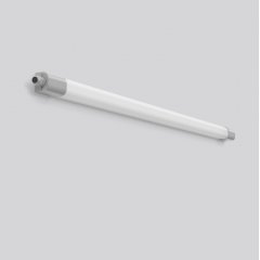 Gaismeklis PLANOX ECO, 32 / 47 W, 4700 / 6800 lm, 840, grey, on/off Ceiling and wall luminaires, Damp-proof luminaires, L 1699 B 62 H 50, HF movement sensor