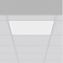 Gaismeklis SIDELITE ECO, 26...37 W, 3700...5000 lm, 840, white, DALI Lay-in luminaires, L 595 B 595 HEL 38, Plastic (PMMA) prismatic