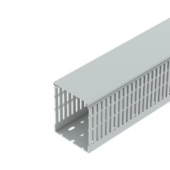 Rievots kabeļu kanāls halogenbrīvs, PC/ABS, gaiši pelēks, 7035 LK4H N 10080