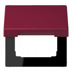 Rozetes vāks ar atsperi, termoplasts krāsots, Serie LS, le rubis